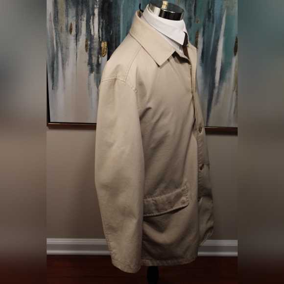 Club Monaco Men's Canvad Trench Jacket - Picture 5 of 9